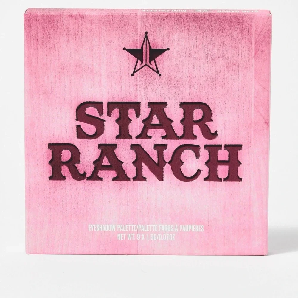 Rare Jeffree Star Star Ranch Eyeshadow Palette - Pink, Gold, Blue, Teal, Brown